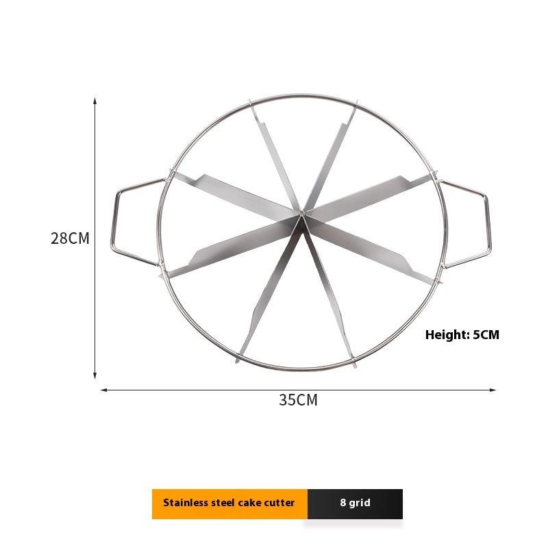 Stainless Steel Cake Cutter 8-inch Pizza Pancake 6-8 People Separator