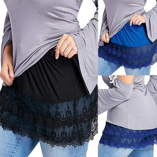 Summer Women's Outer Wear Underwear Lace Skirt