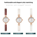 Women's Niche Creative And Slightly Luxury Pearls Strap Watch