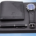 Creative Holiday Gift Wallet Pen Watch Set