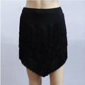 Women's SkirtLatin Dance Tassel Skirt For Women's Adult Short Skirt