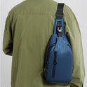 Black Sling Crossbody Backpack Shoulder Bag For Men Chest Bag