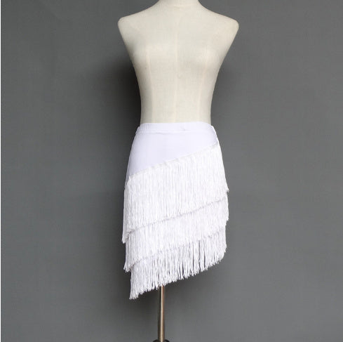 Women's SkirtLatin Dance Tassel Skirt For Women's Adult Short Skirt