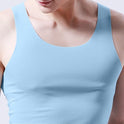 Men's Ice Silk Traceless Vest Summer Tight