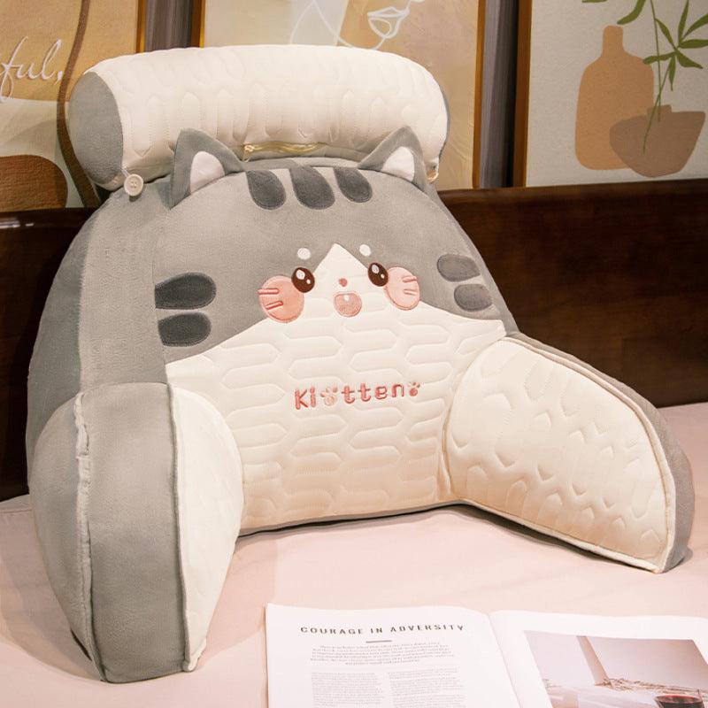 Ice Bean Latex Pillow Bedside Cushion Soft Bag