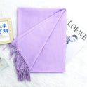 Annual Meeting Warm Cashmere Tassel Scarf