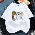 Women's Printed Cat Short Sleeve