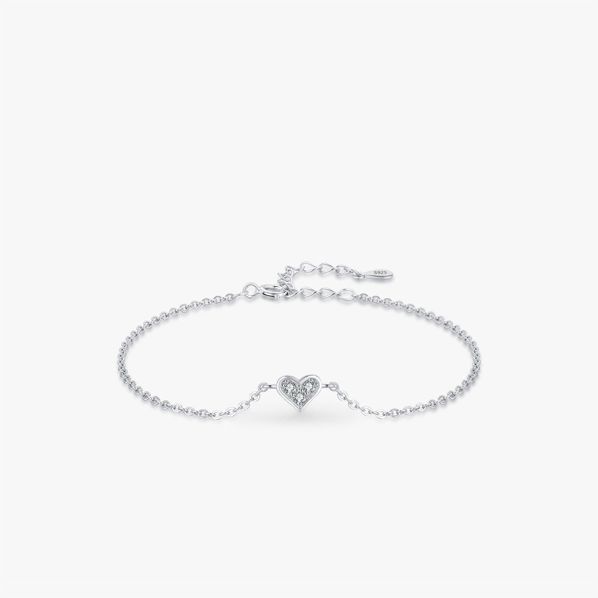 Women's Fashion All-match Heart-shaped Bracelet