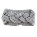 Ladies Knitted Wool Headband Crossover Head Cover