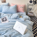 Super Soft Pleated Bed Sheet Quilt Cover