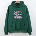 Fleece-lined Hoodie Sweater Unisex Wear Autumn Winter Couple Top Loose