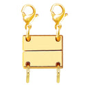 Layered Magnetic Necklace Buckle Twin Multi-layer Buckle