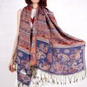 New Cashew Jacquard Air Conditioning Sunscreen Travel Shawl For Women