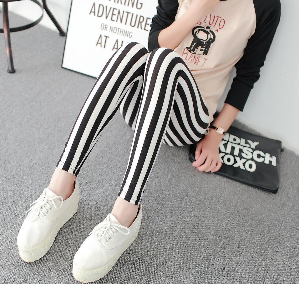 New Women's Clothing Korean Style Ankle-length Stretchy Milk Silk Oversized Leggings Outer Wear