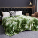 Art Tie-dye Casual Milk Fiber Fleece Blanket Cover