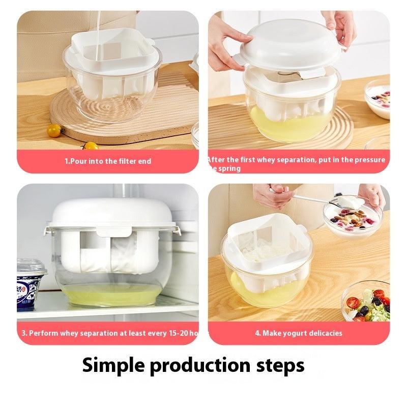 White Plastic Yogurt Whey Filter