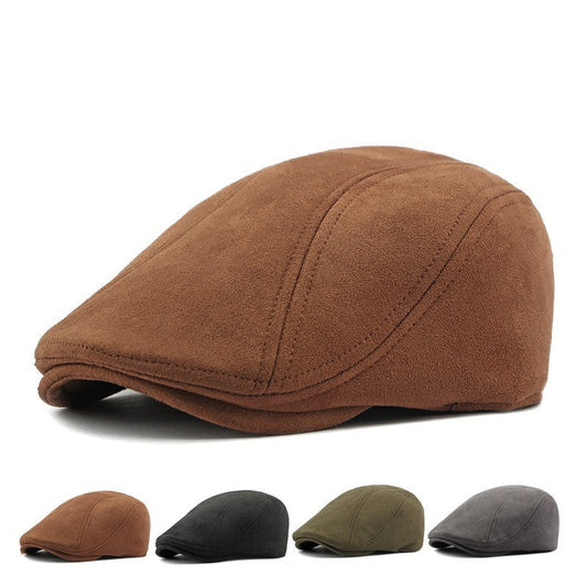 Simple Light Board Suede Hat For Men And Women