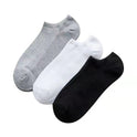Men's Boat Socks Polyester Cotton Breathable Invisible Boat Socks Men's Solid Color