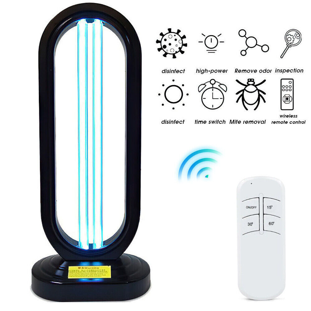 Large UVC UV Light Ozone Sterilize Germicidal Lamp Home Office Disinfection New  The UK Does Not Include VAT, Which Needs To Be Borne By Oneself. Please Consider Carefully Before Placing An Order