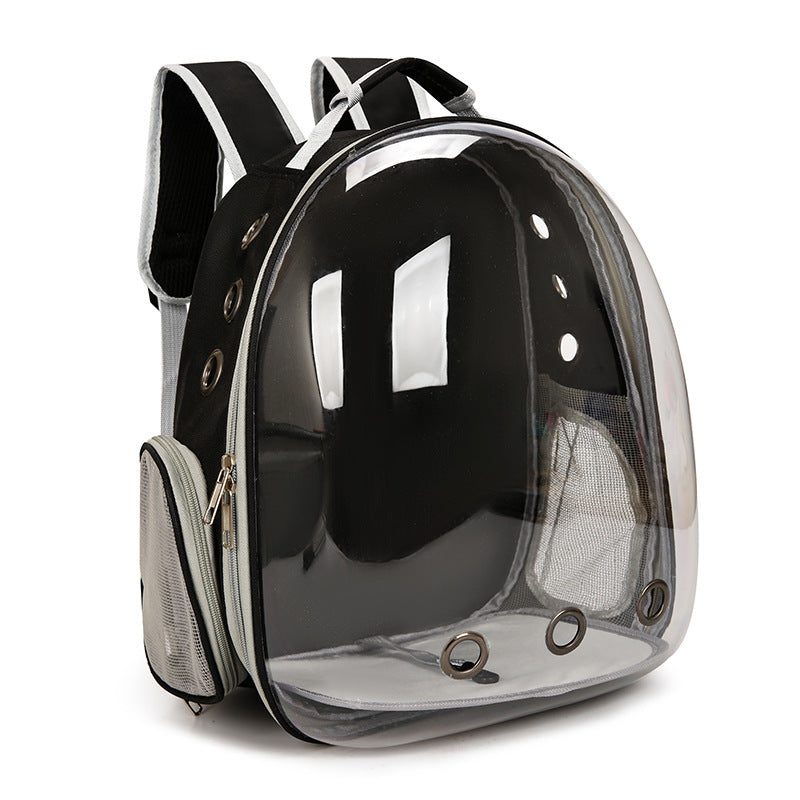 Cat bag, pet backpack for going out, portable transparent space capsule, pet bag for going out, breathable backpack for cats