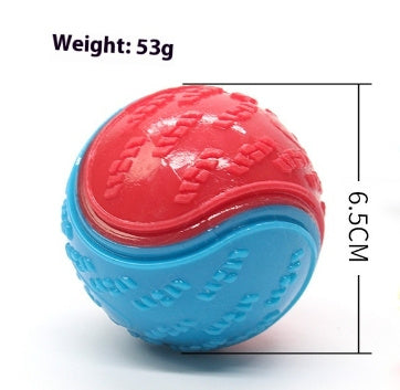 Pet Toy Dog Molar Long Lasting Sounding Training Ball