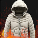 Men's Winter Rib Cotton-padded Coat Fleece-lined Long Sleeve
