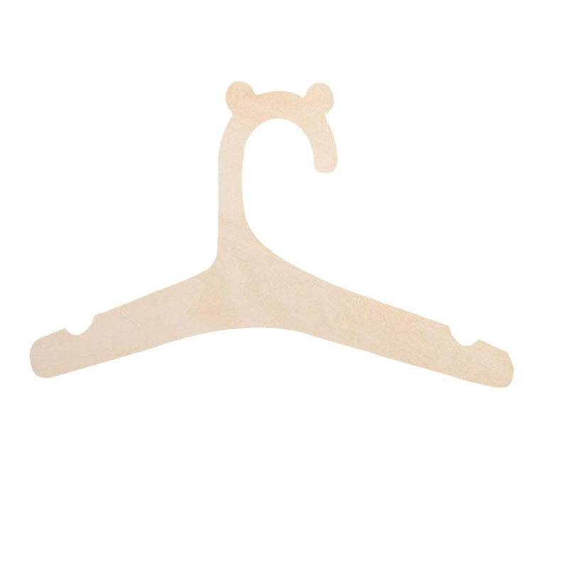 Wooden Bear Children Infants Hanger Clothes Pants