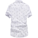 Men's Short-sleeved Shirt Korean-style Slim Fit