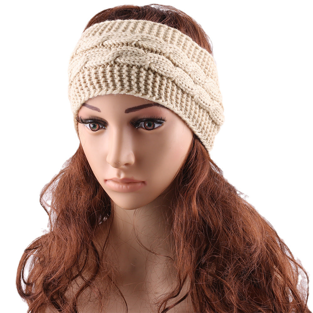 New Wool Knitted Headband Warm Sports Ear Protection