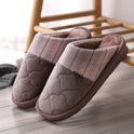 Embroidered Middle Aged And Elderly Men's Cotton Slippers