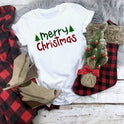 Women's Christmas Movie Print Crew Neck T-shirt