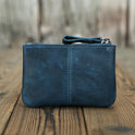Men's Retro Crazy Horse Leather Coin Purse