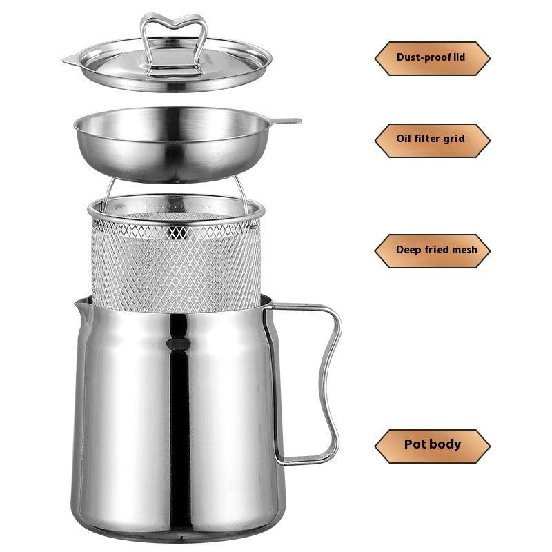 Thickened 304 Stainless Steel Oil Filter Pot