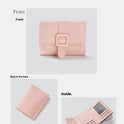 Purse Short Solid Color Card Holder Spring Women's High Sense