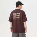 Men's Cotton Gradient Letter Print Short-sleeve T-shirt