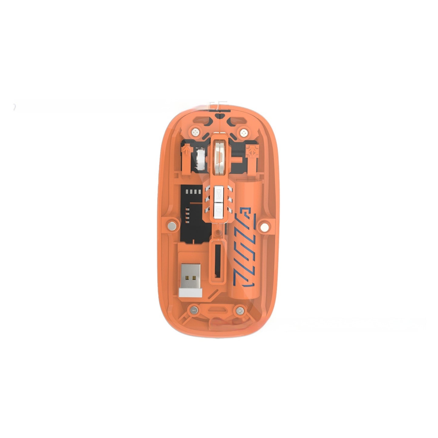 Wireless Transparent Typec Charging Mouse