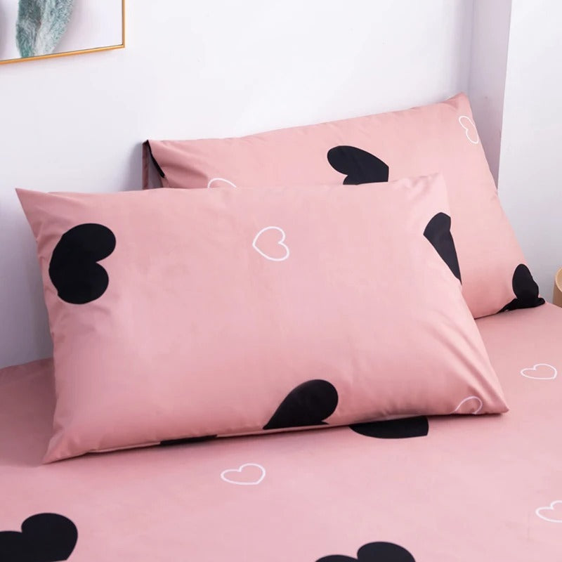 Solid Color Waterproof Pillowcase Home Textile Bedding