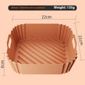 Food Grade Air Fryer Silicone Baking Tray