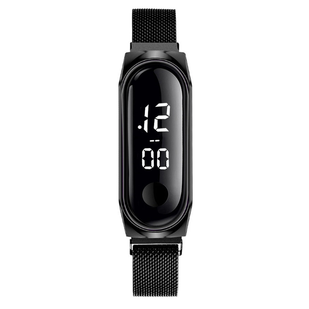 Korean Fashion Simple Ladies Magnet Buckle Mesh Strap Watch