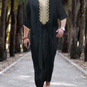 Short Sleeve Rompers Arab Ethnic Style Men