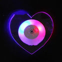 LED Glow Coaster Acrylic Crystal Emitting Luminous Bar Cocktail Mug Stand Light Coasters Flashing Base Tableware Decoration Pads