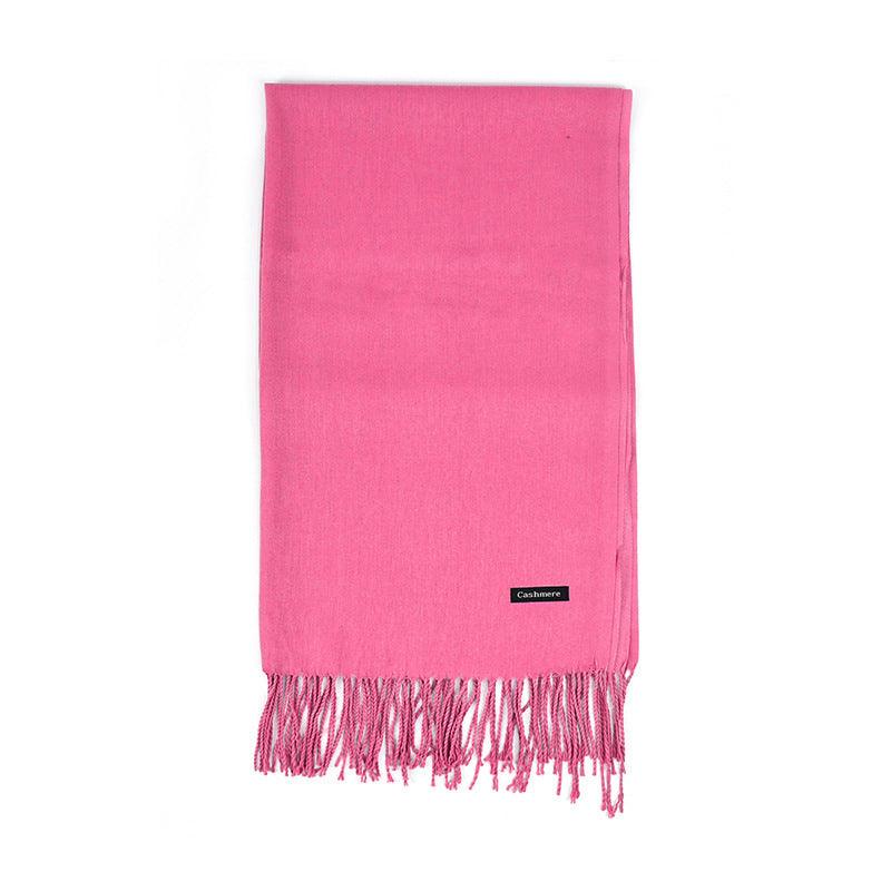 Annual Meeting Warm Cashmere Tassel Scarf
