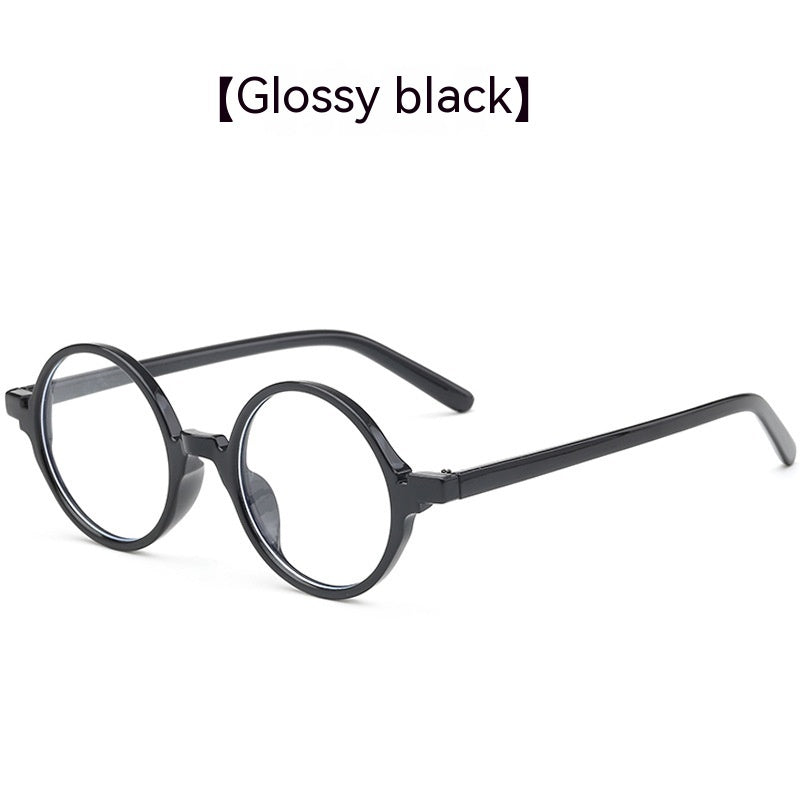 Artistic Retro Round Glasses With No Diopters