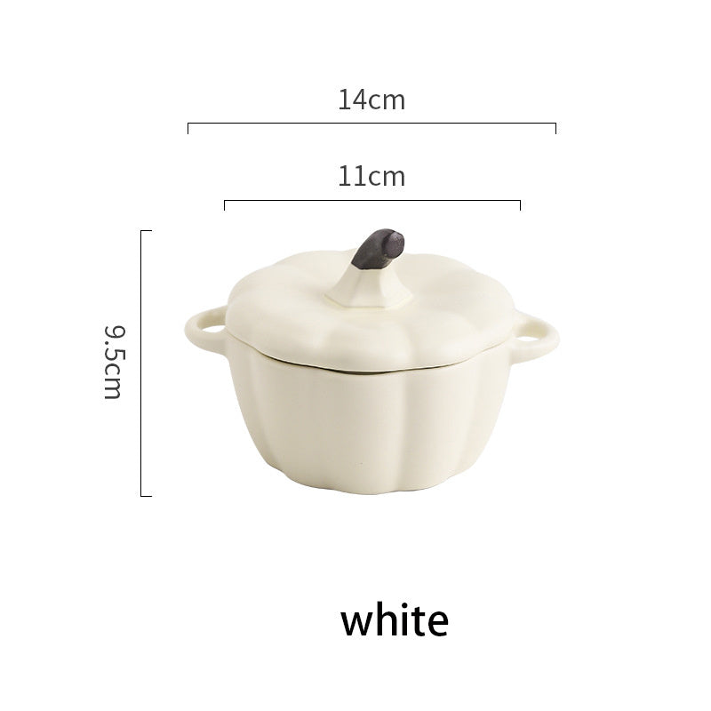 Ceramic Baking Bowl With Two Ears Insulated From Water