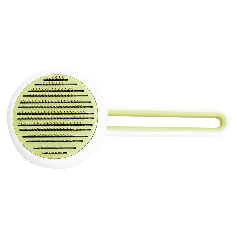 Pet Dog Hair Remover Cat Brush Grooming Tool Automatic Massage Comb Round Hair Brush For Cat Dog Pet Supplies