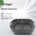 Foldable Air Fryer Baking Tray With Separation Pad