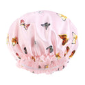 Women's Fashion Casual Butterfly Print Lace Nightcap