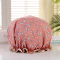 Double-layer Waterproof Shower Cap Disposable Hair