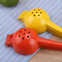 Kitchen Gadgets Colored Handle Manual Lemon Press Plastic Fruit Juicer