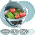 Household Rotatable Double-layer Vegetable Washing And Draining Basket